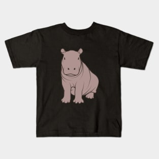 Cute Hippopotamus Kids T-Shirt